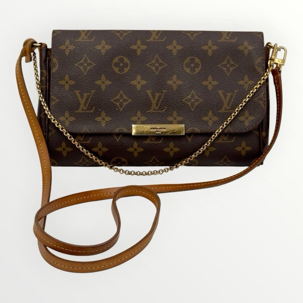 Favorite PM Monogram Canvas Crossbody Bag w/ Straps